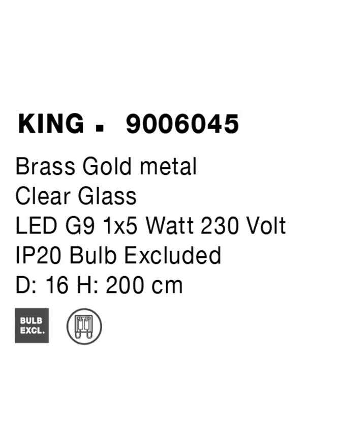 Pendul Nova Luce KING 9006045