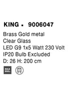 Pendul Nova Luce KING 9006047