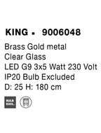 Lustra Nova Luce KING 9006048