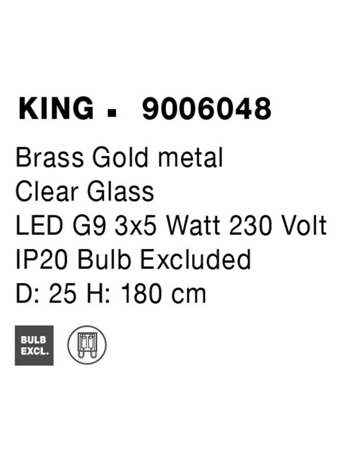 Lustra Nova Luce KING 9006048