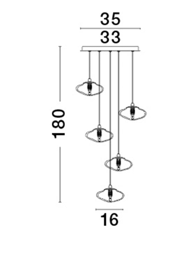 Candelabru Nova Luce KING 9006049