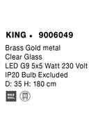 Candelabru Nova Luce KING 9006049