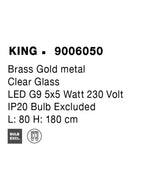 Lustra Nova Luce KING 9006050