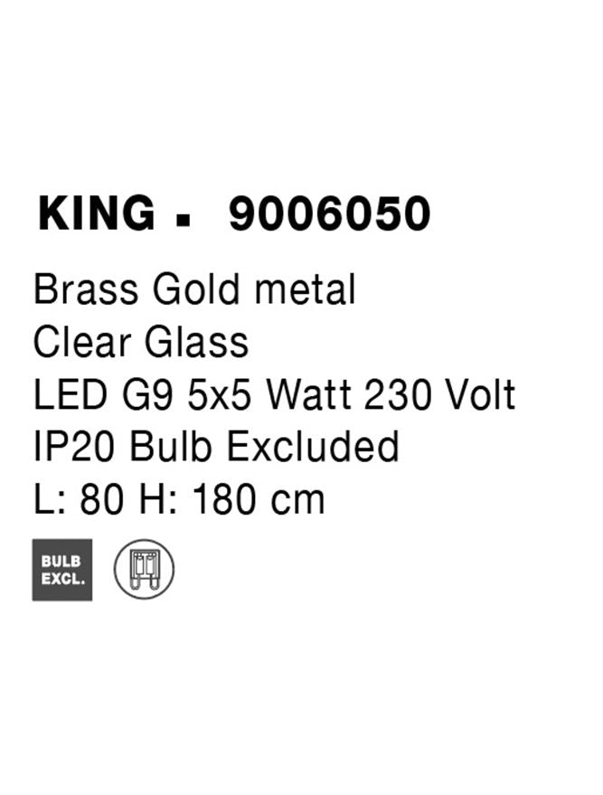 Lustra Nova Luce KING 9006050