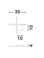 Aplica Nova Luce CROSS 9006082