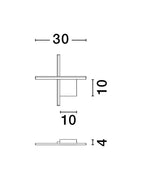 Aplica Nova Luce CROSS 9006083
