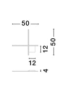 Aplica Nova Luce CROSS 9006084