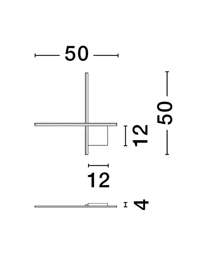 Aplica Nova Luce CROSS 9006085