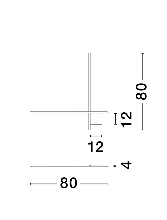 Aplica Nova Luce CROSS 9006086