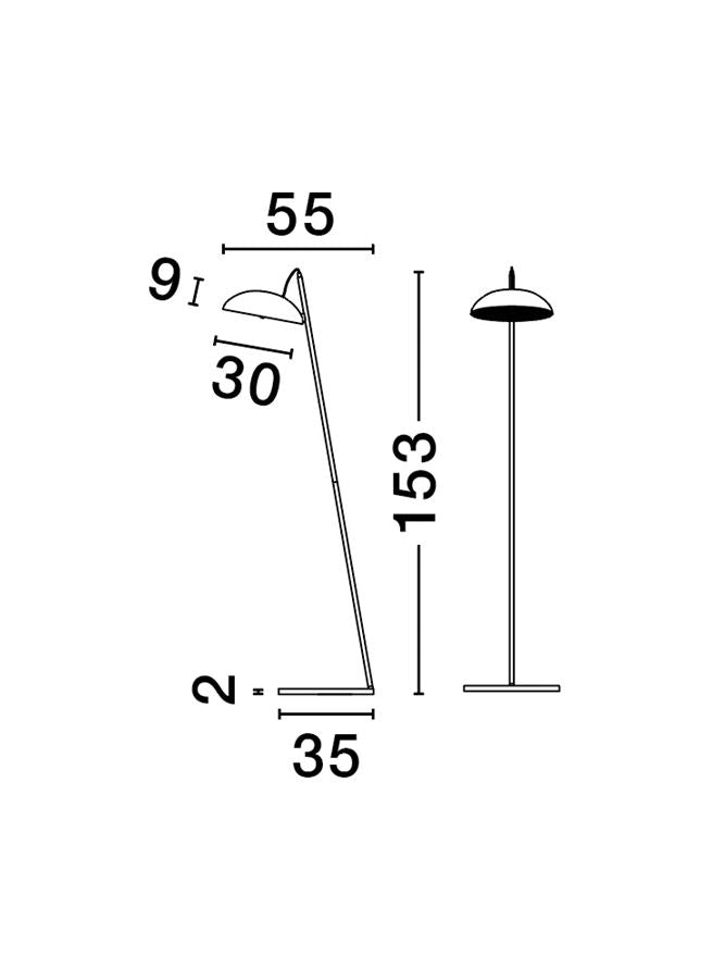 Lampadar Nova Luce FLUTE 9006099