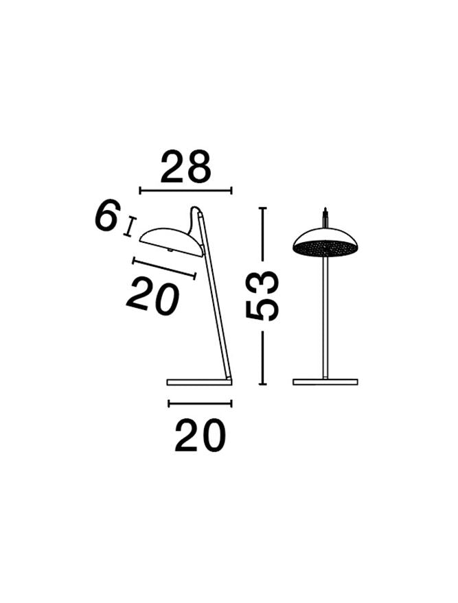 Veioza Nova Luce FLUTE 9006102
