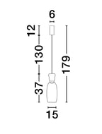 Pendul Nova Luce PLUMA 9009100