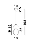 Pendul Nova Luce CLIO 9009107