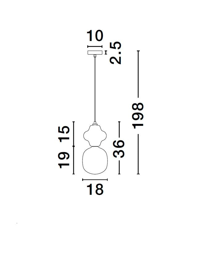 Pendul Nova Luce CLIO 9009108