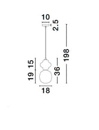 Pendul Nova Luce CLIO 9009108