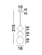 Pendul Nova Luce CLIO 9009112