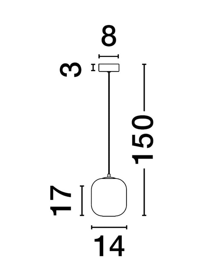 Pendul Nova Luce AELIA 9009140