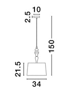 Pendul Nova Luce DAMO 9009146