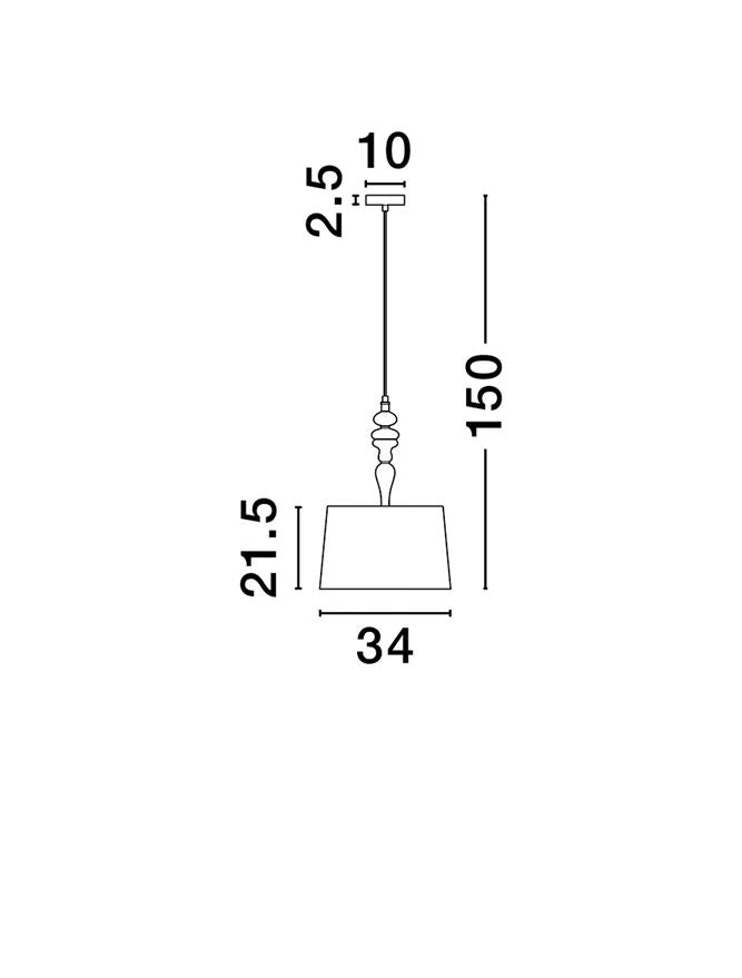 Pendul Nova Luce DAMO 9009149