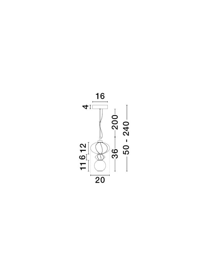 Pendul Nova Luce ONETA 9009155
