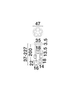 Lustra Nova Luce OBLO 9009178