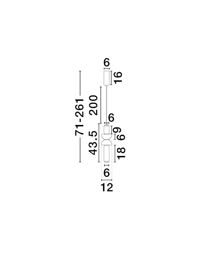Pendul Nova Luce ULON 9009181