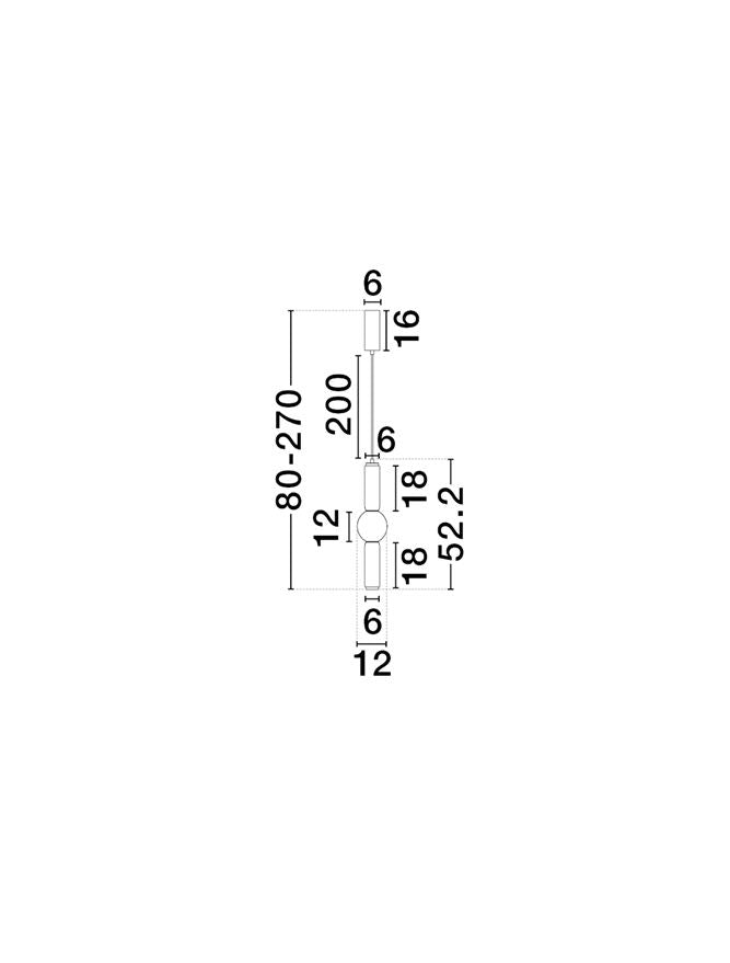 Pendul Nova Luce ULON 9009182