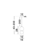 Pendul Nova Luce NOESIS 9009201