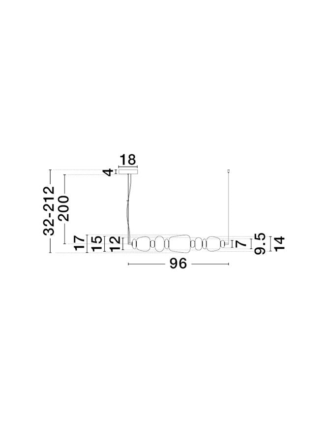 Lustra Nova Luce PALO 9009203