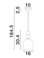 Pendul Nova Luce MURANO 9009233