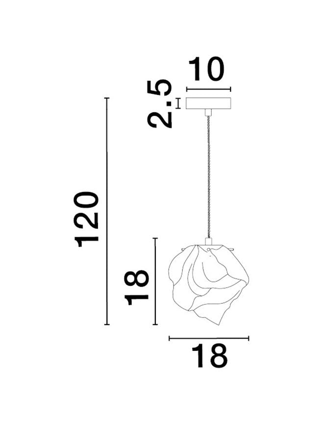 Pendul Nova Luce ODELLE 9009253