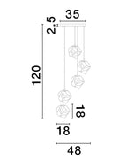 Candelabru Nova Luce ODELLE 9009255