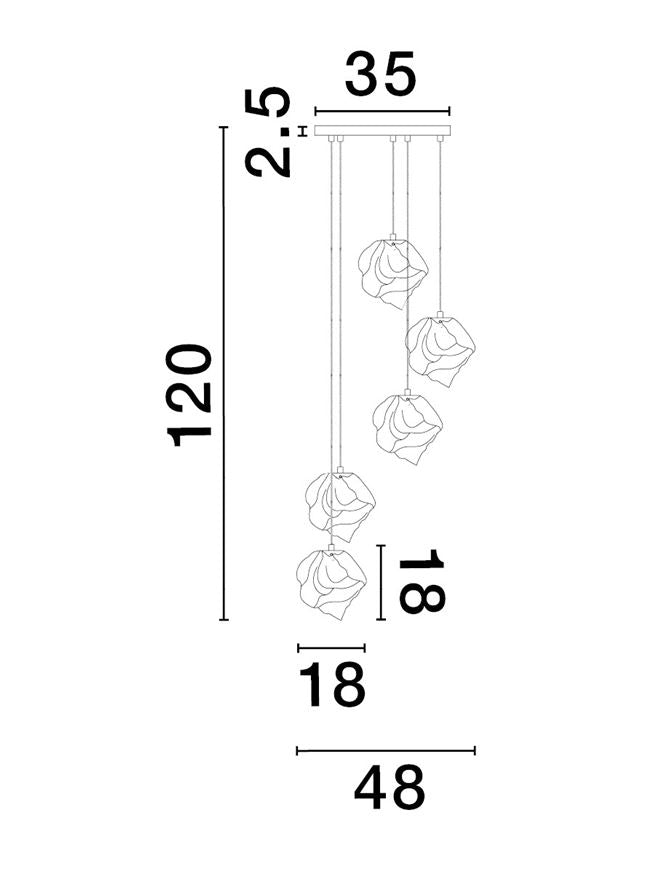 Candelabru Nova Luce ODELLE 9009255