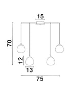 Lustra Nova Luce THE EGG 9009260