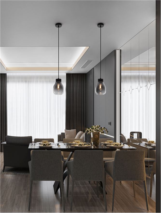 Pendul Nova Luce BLACU 9009270