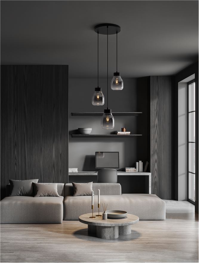 Lustra Nova Luce BLACU 9009271