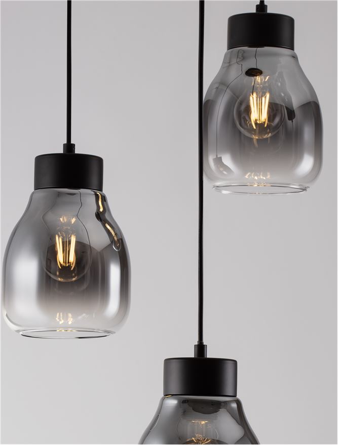 Lustra Nova Luce BLACU 9009271