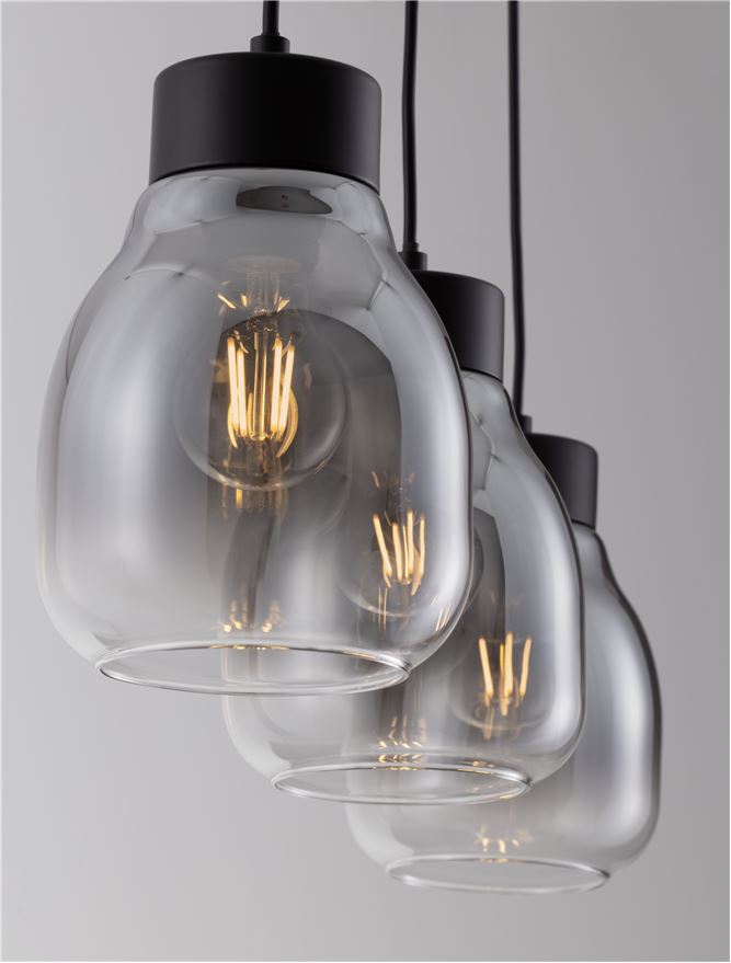 Lustra Nova Luce BLACU 9009272