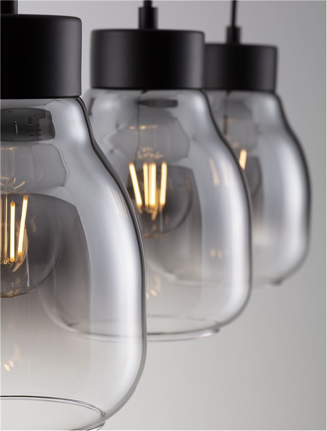 Lustra Nova Luce BLACU 9009272