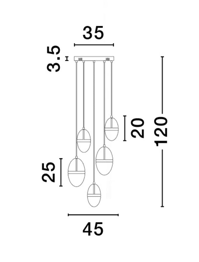 Candelabru Nova Luce EGNA 9009280