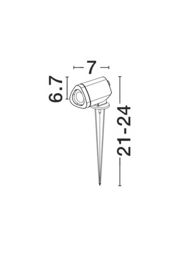 Proiector exterior fatade/plante Nova Luce INSIDE 9010003