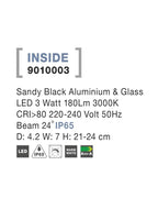 Proiector exterior fatade/plante Nova Luce INSIDE 9010003