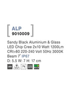 Aplica exterior iluminare sus/jos Nova Luce ALP 9010009