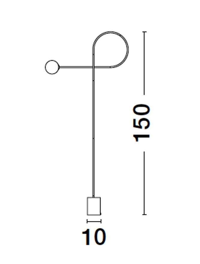 Lampadar Nova Luce DEDALO 9010224