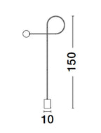 Lampadar Nova Luce DEDALO 9010224
