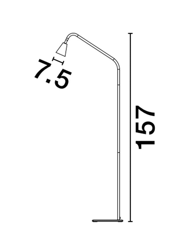 Lampadar Nova Luce GEKO 9010227