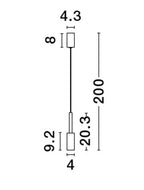 Pendul Nova Luce JOY 9010229