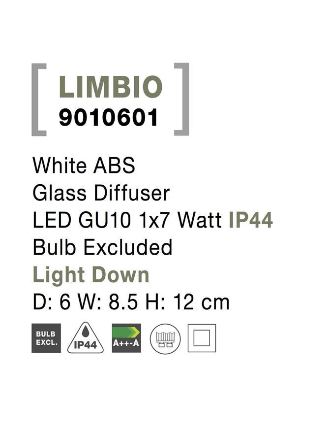 Aplica exterior Nova Luce LIMBIO 9010601