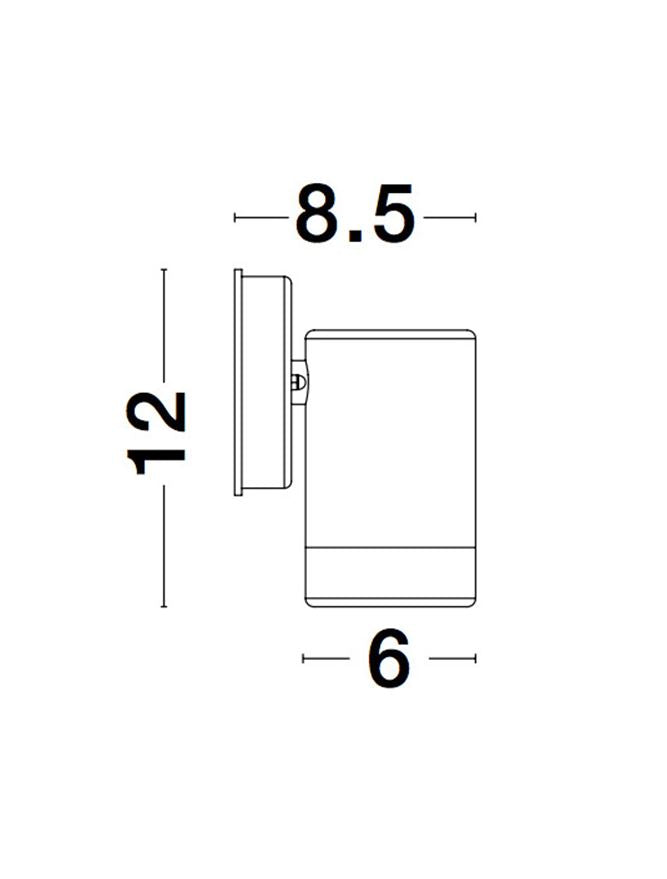 Aplica exterior Nova Luce LIMBIO 9010602