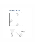 Proiector exterior linear wallwasher Nova Luce WALL WASHER 9011102